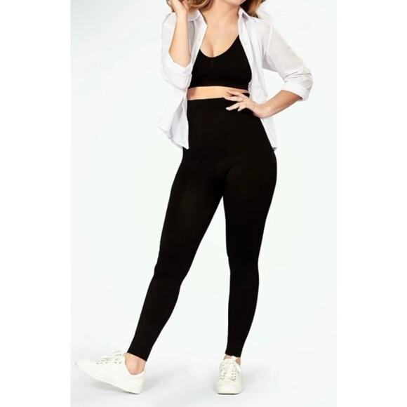 Shapermint Empetua High Waisted Black Shaping Leggings Sz XL - Picture 1 of 4